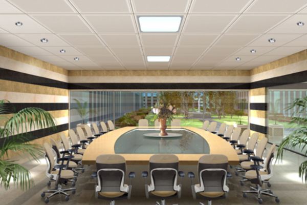 mẫu tràn đơn giản dành cho phòng họp văn phòng không gian rộng